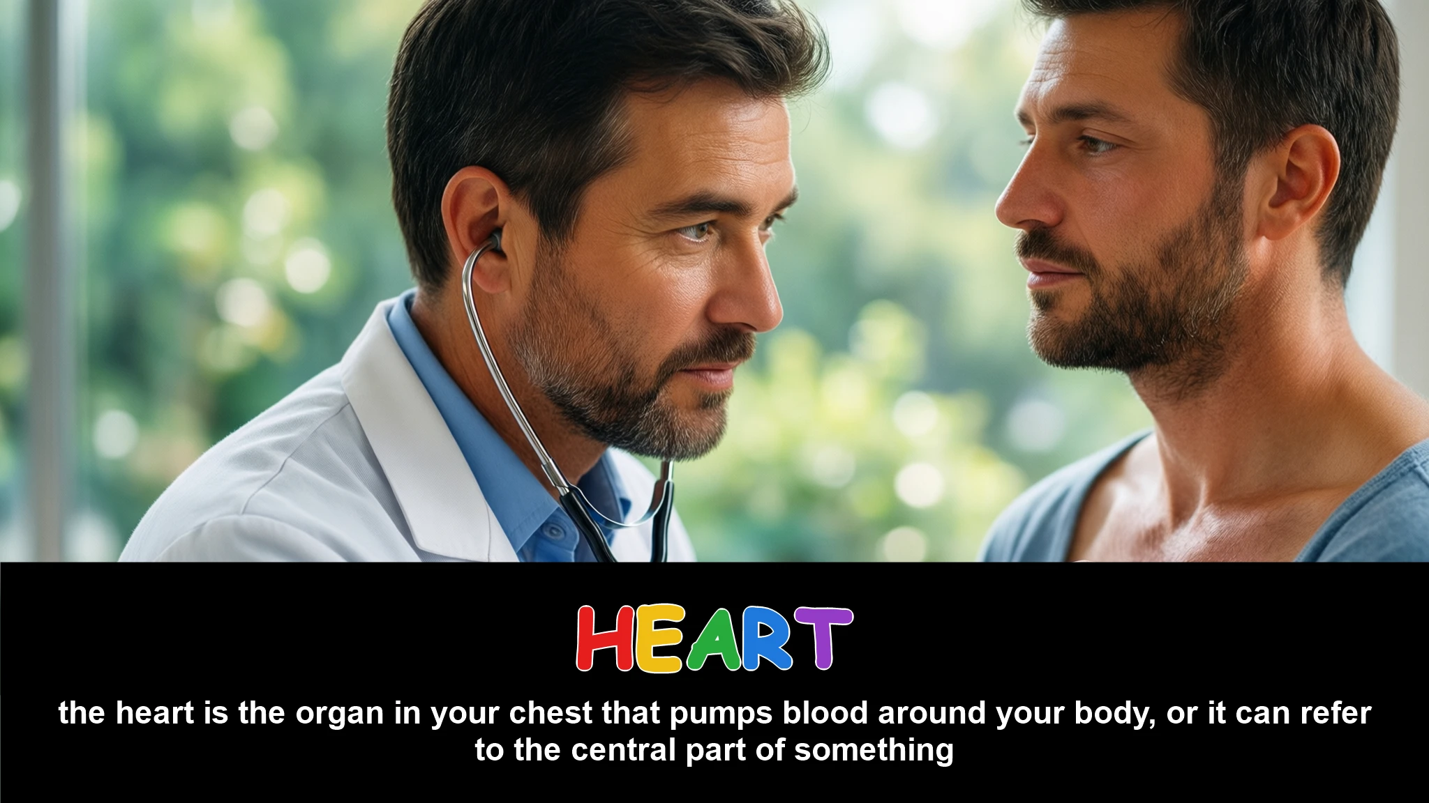English Illustration for heart